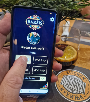 phone on site showing amount